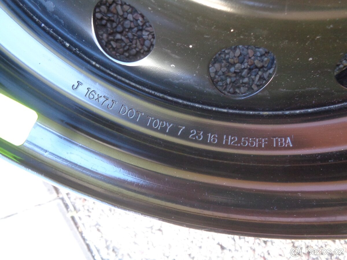 Disky plechové 5x114,3 r16 Honda - Nové - 3