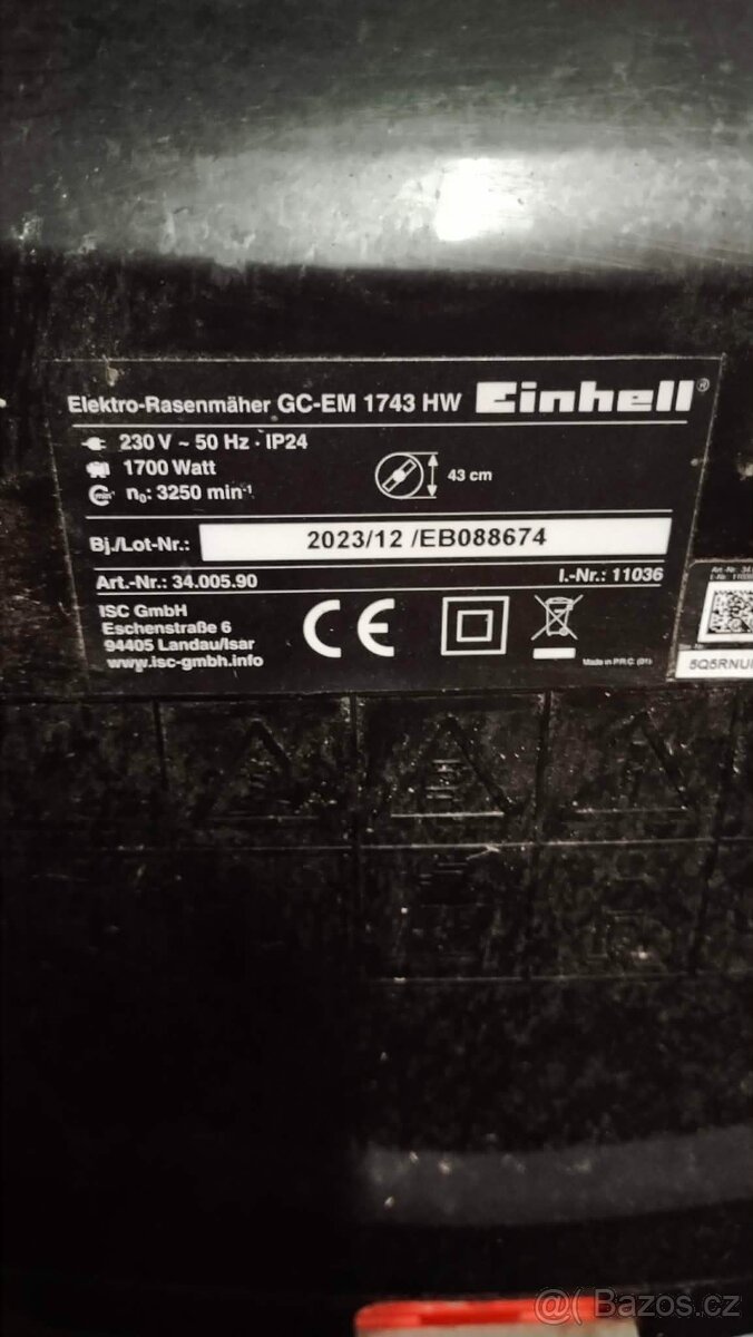 Prodám elektrickou sekačku - 3