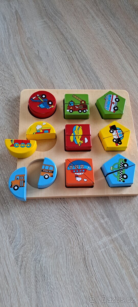 Dřevěná skládačka. - 3