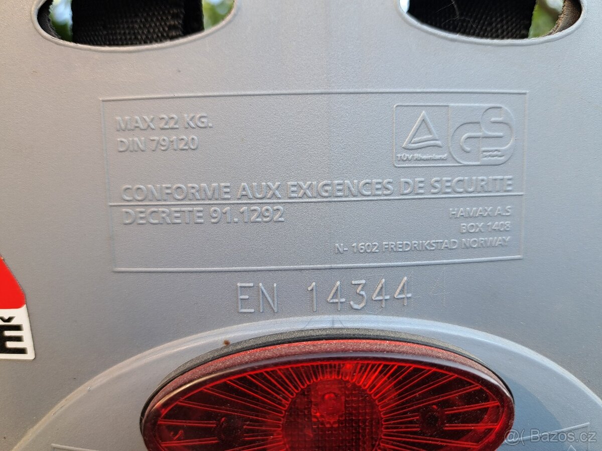 Dětská sedačka na kolo Hamax - 3