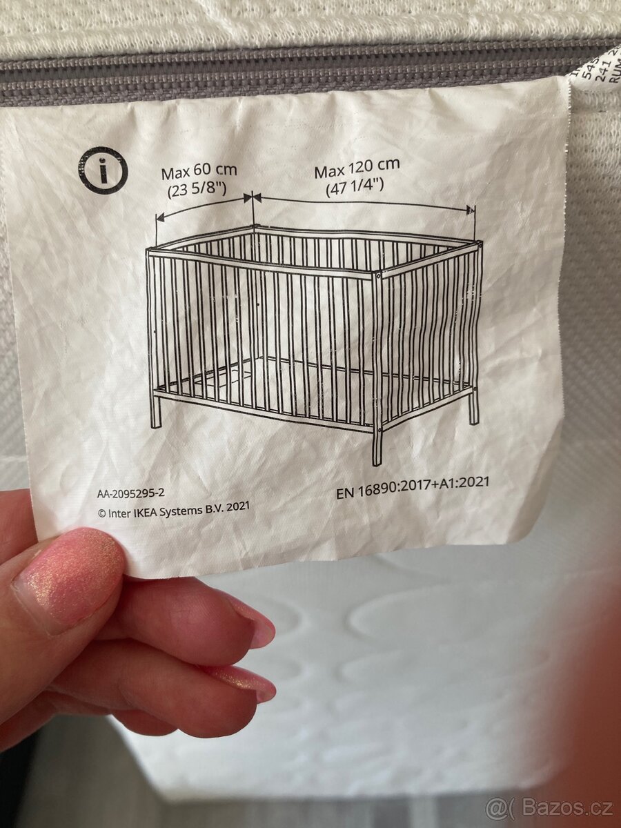 Matrace do dětské postýlky SKÖNAST IKEA - 3