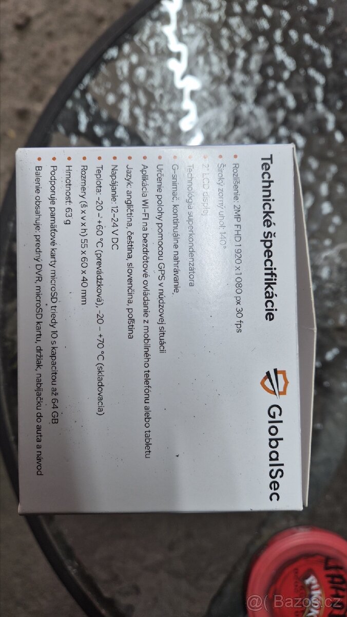 Digitální kamera bp 3.1, full hd do auta - 3