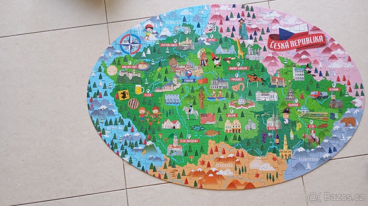 Puzzle Česká republika - 3