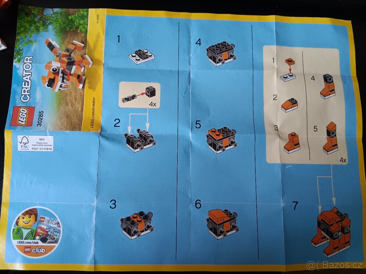 Lego Creator. Tygr - 3