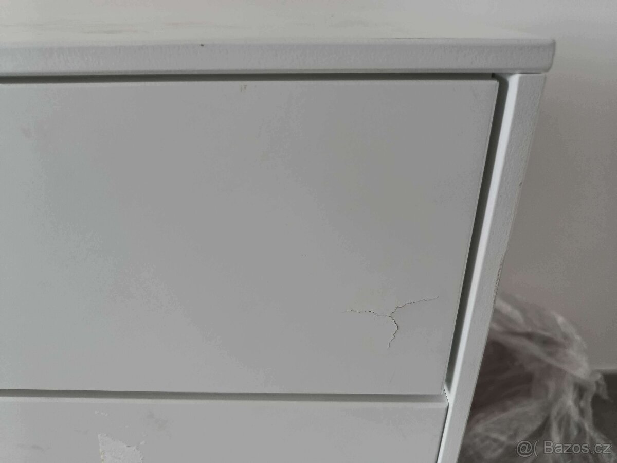 Komoda / skříňka NORDIC - š.169cm - dub/bílá matná - 3