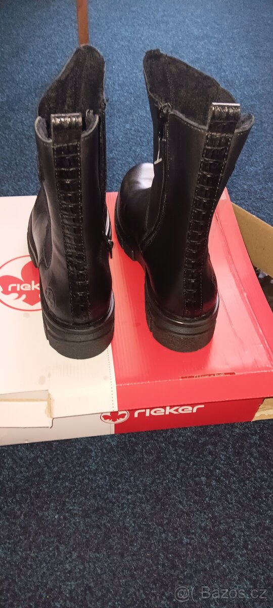 Dámské kožené Chelsea Rieker 41 Nové - 3