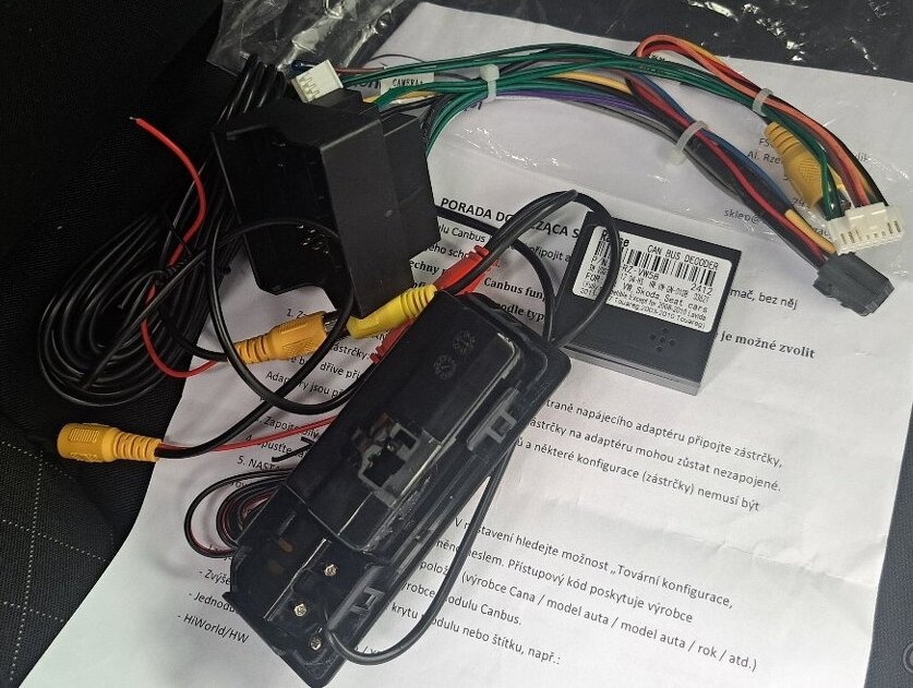 Zadní parkovací kamera VW, Škoda, Seat a Audi - 3