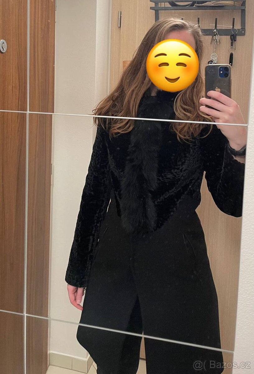 Dámský kabát / kožich vel. 34–36 - 3