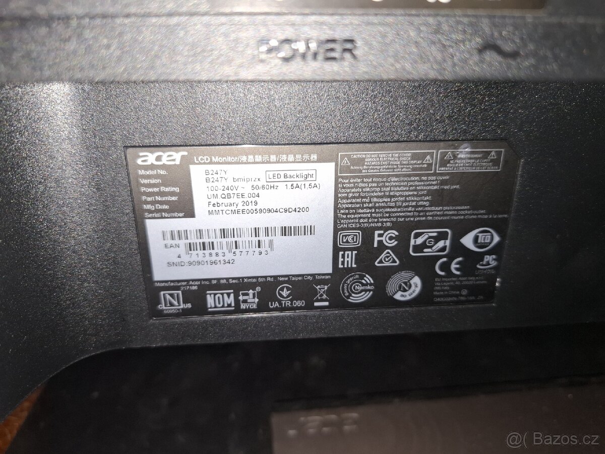 Monitor Acer B247Y na ND - 3