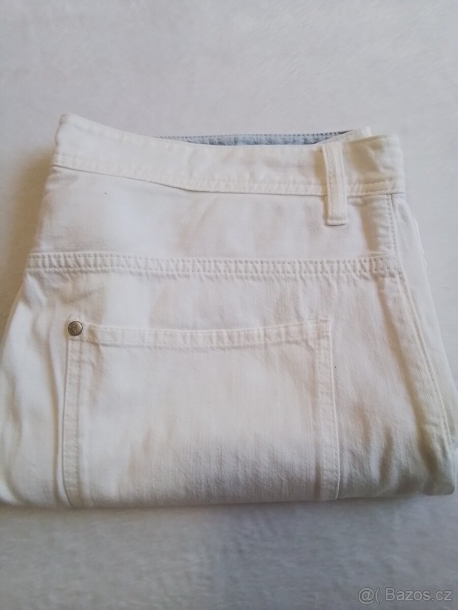 Pánské bílé kraťasy,H&M vel.W34 - 3