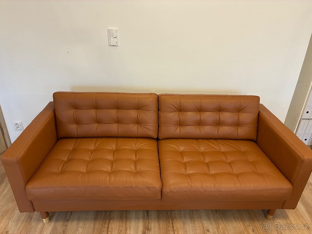 Pohovka kožená 3 místná - 3