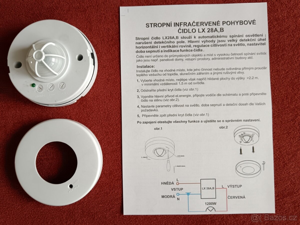 Stropní pohybová čidla - 3