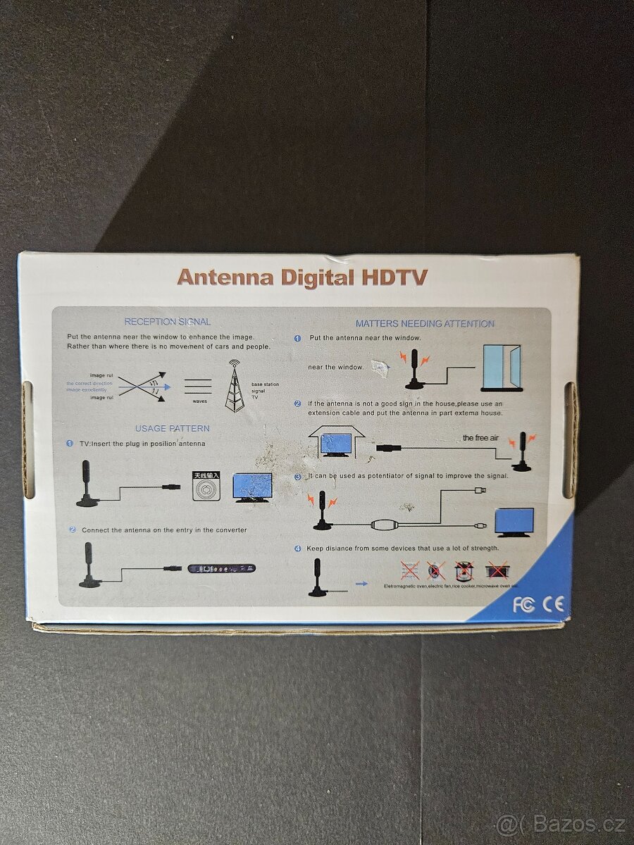 Venkovní/Vnitřní digitální HDTV anténa - 3