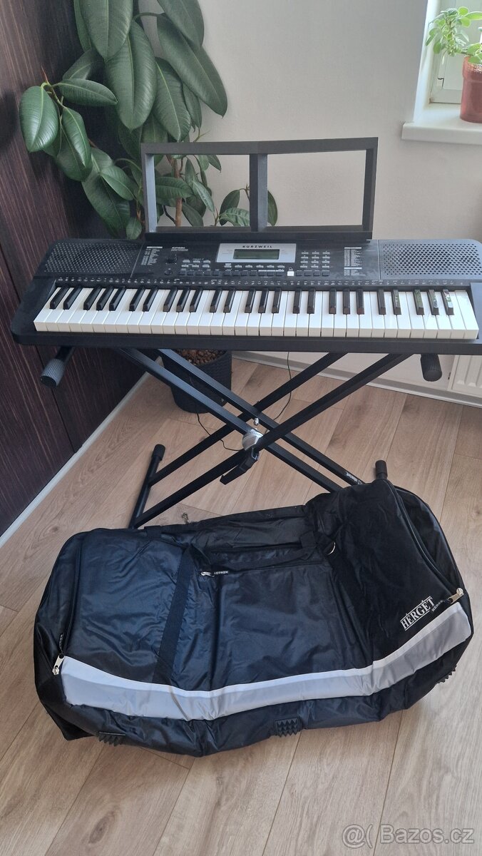 Klávesy Kurzweil KP90L Keyboard s dynamikou + stojan + obal - 3