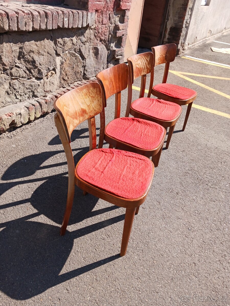 Staré kuchyňské židle Thonet - 3