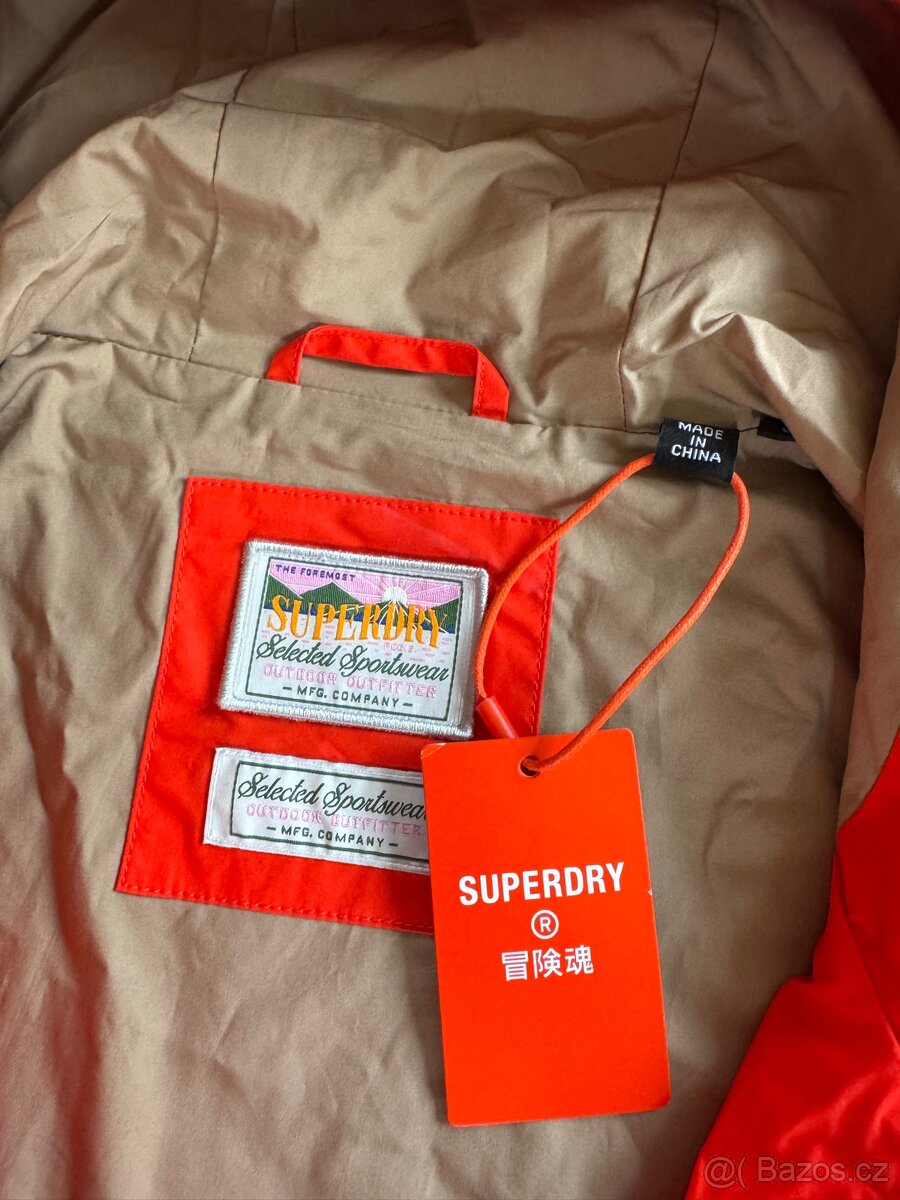 Superdry parka, panská, vel. M, na postavu L, NOVÁ - 3