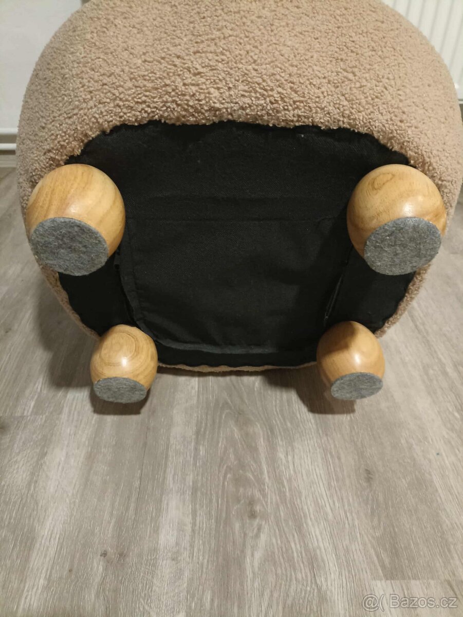 Dětské křeslo cappuccino - 3