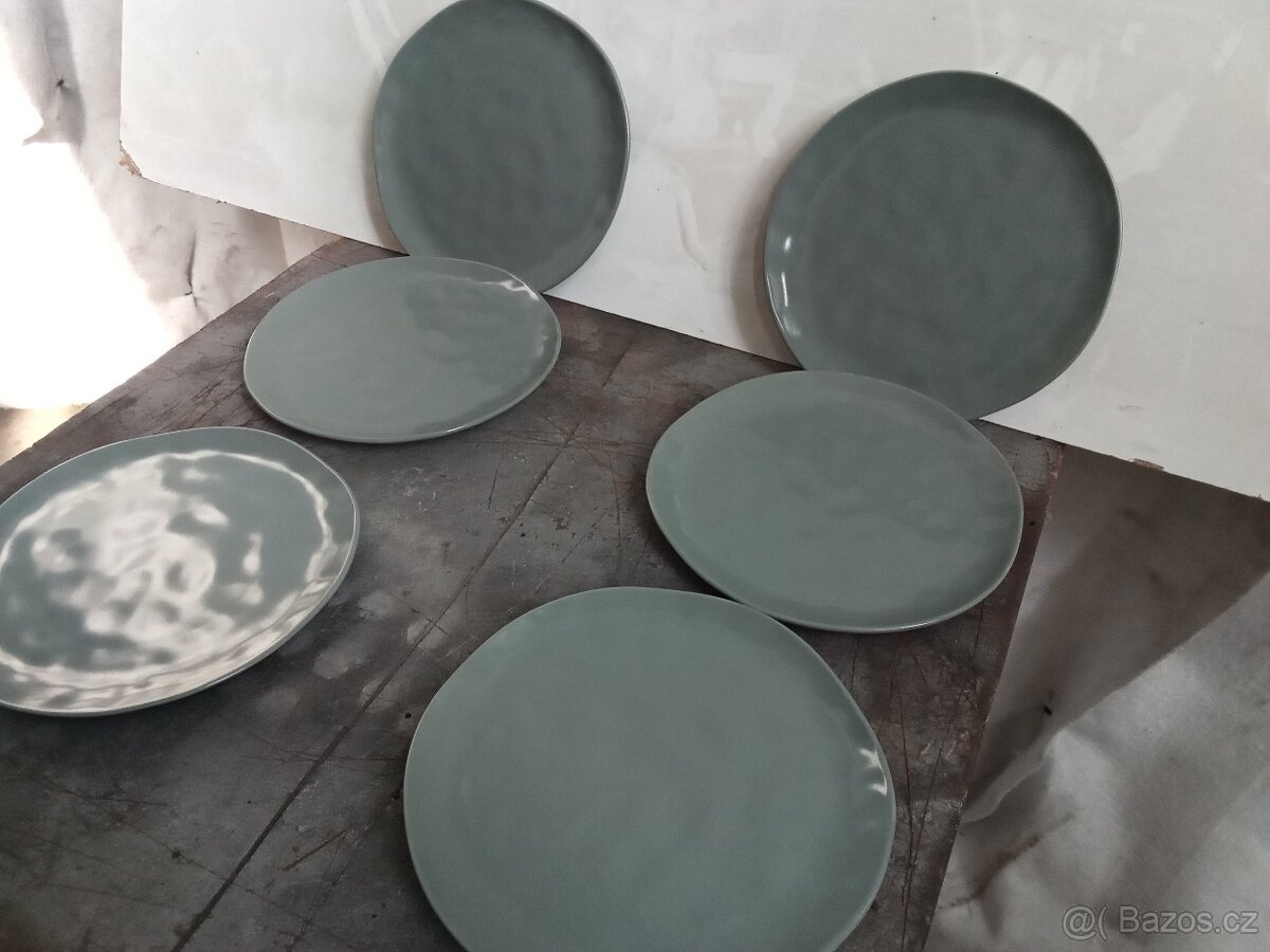 NOVÁ sada 6 ks talířů KARE Organic 26cm Talíř Organic - 3