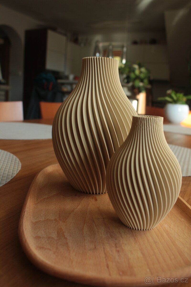 🌿 Moderní 3D tištěná váza - 3
