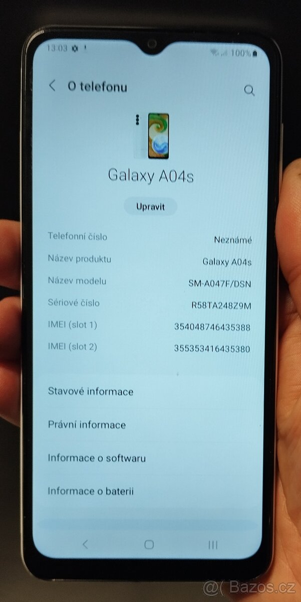 Prodám Samsung galaxy A04s Dual Sim 3GB/32GB - 3