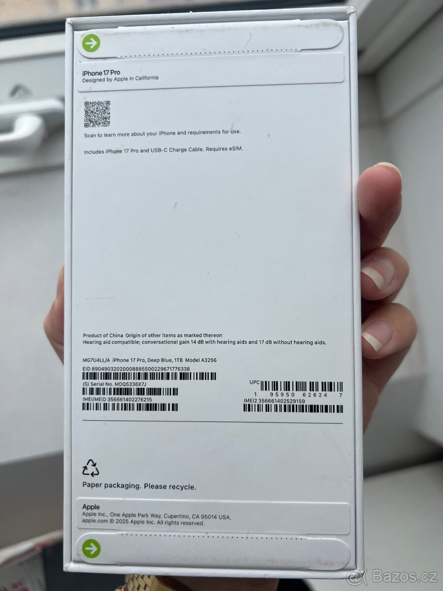 NEOTEVŘENÝ iPhone 17 Pro 1TB Deep Blue – USA verze - 3
