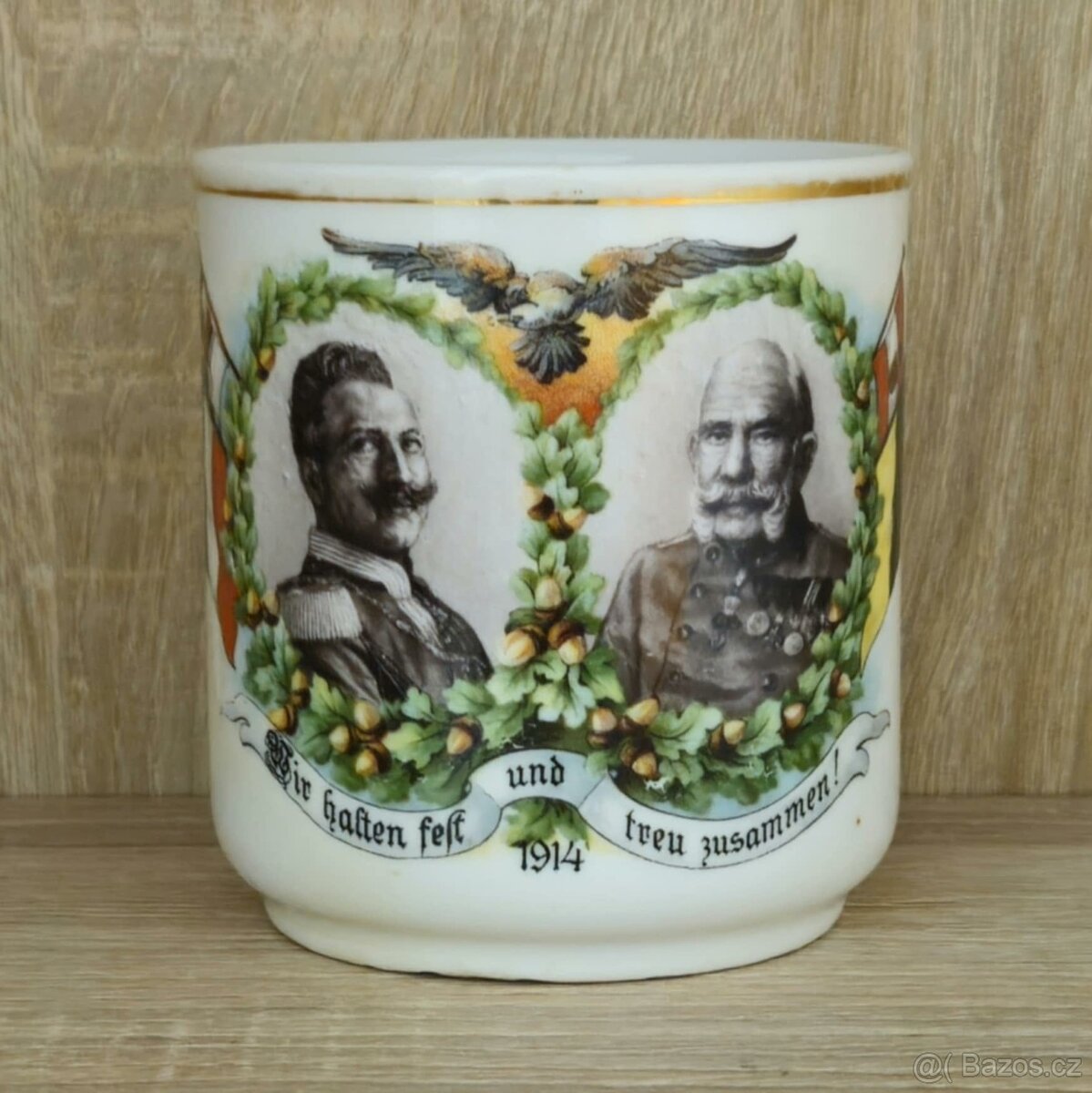 WW1- PORCELANOVÝ HRNEK - FRANZ JOSEF - 3