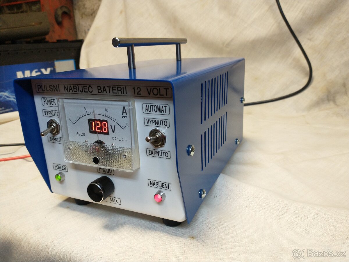 Nabíječka autobaterií 12V 15 ampér - 3