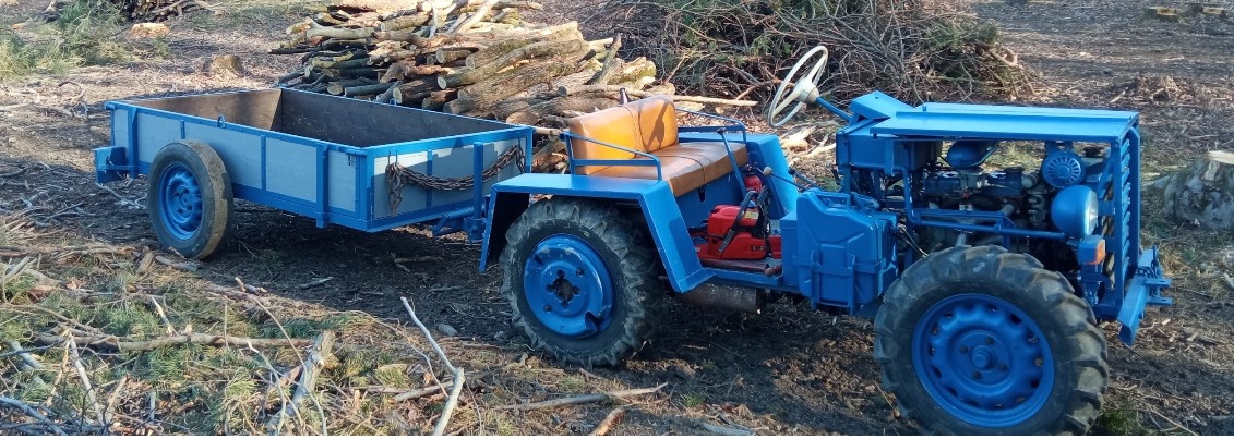 Malotraktor domácí výroby - 3