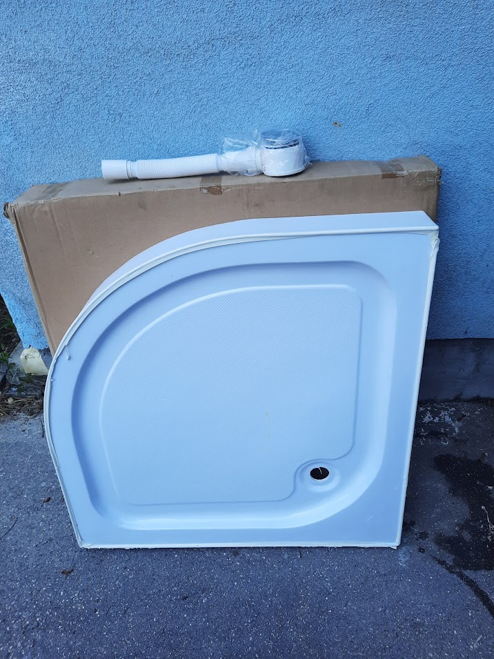 Sprchová vanička samonosná AVILES 89x89cm - 3