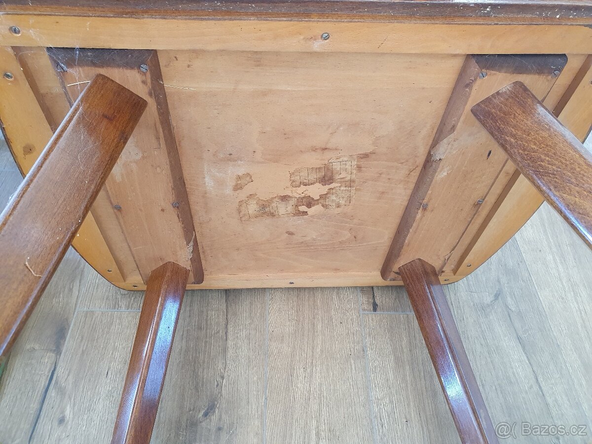 Retro otocny stolek pod TV - 3