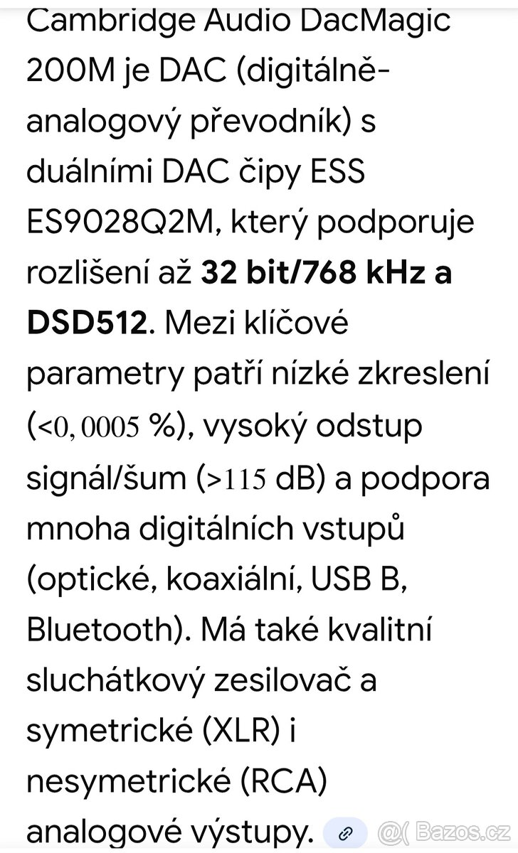 Cambridge DacMagic 200M - 3