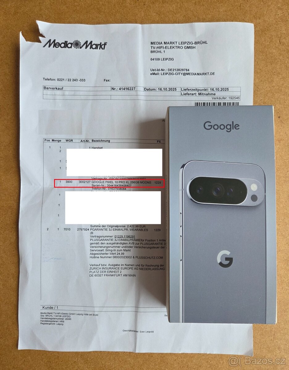 Google Pixel 10 Pro XL 256B Moonstone NEROZBALENÝ - 3