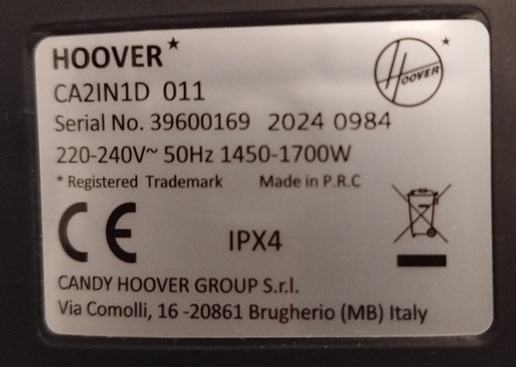 Parní mop Hoover - 3