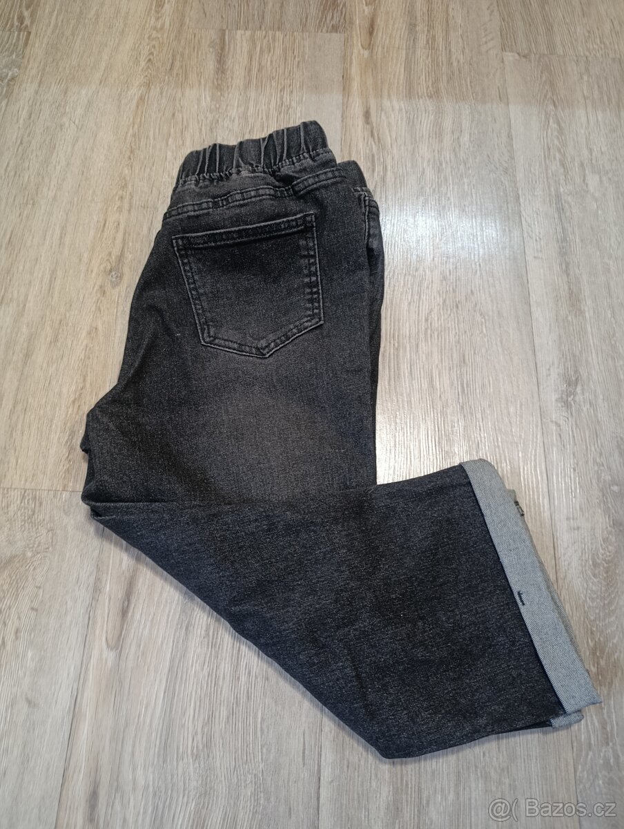 Nové 3/4 džíny velikost M - 3