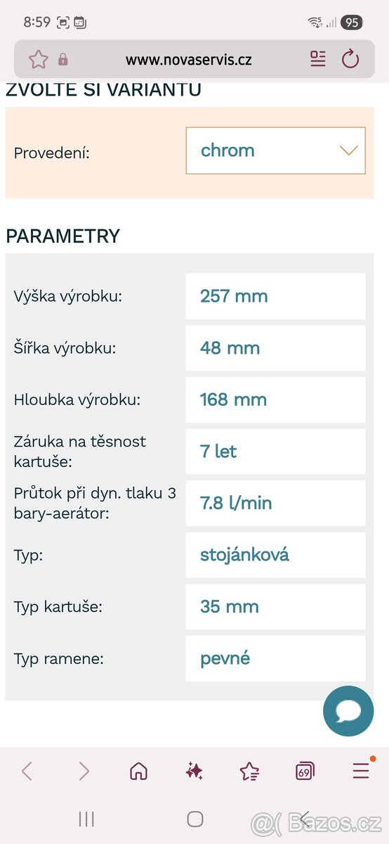 Umyvadlova baterie Metalia - 3