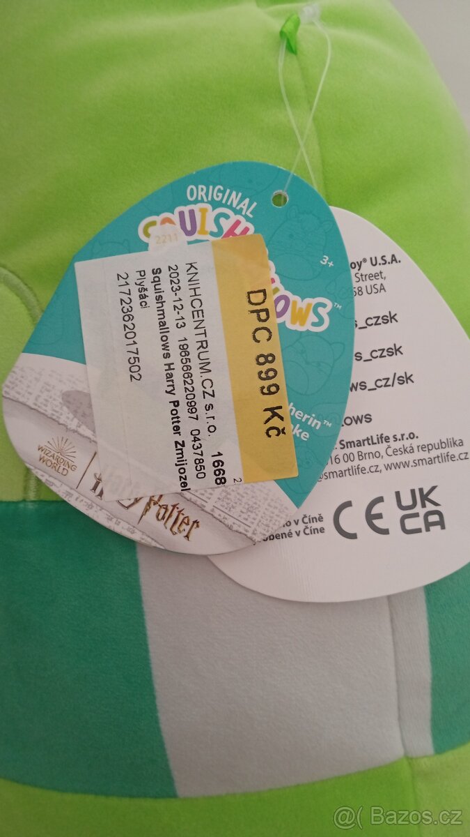 SQUISHMALLOWS Harry Potter kolej Zmijozel - 3