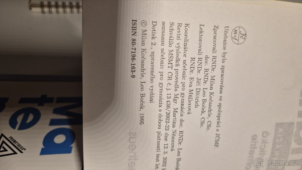 Matematika pro gymnázia - 3