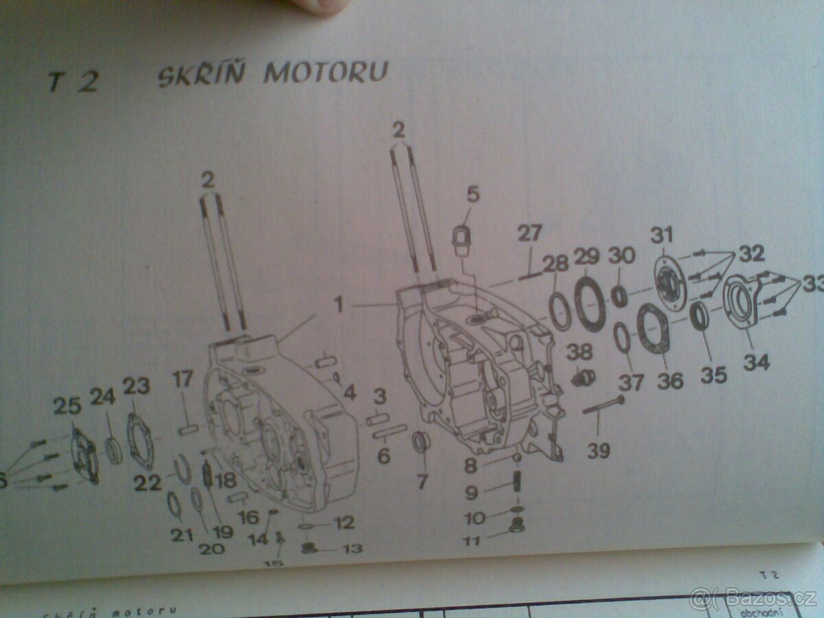Originální katalog náhradních dílů na MZ 150 ETZ - 3