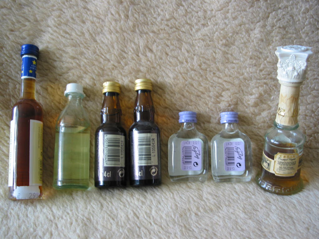 Minilahvičky, mini lahvičky, malé lahvičky, 9 ks, lahev sklo - 3