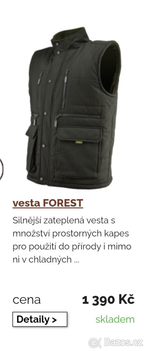 Zimní vesta FOREST Banner - 3