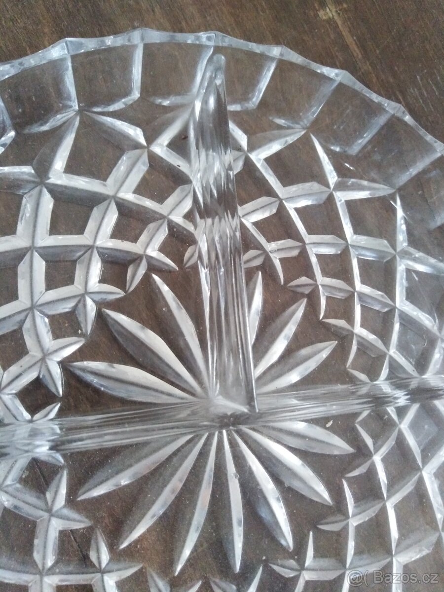 Dělená skleněná miska - 3