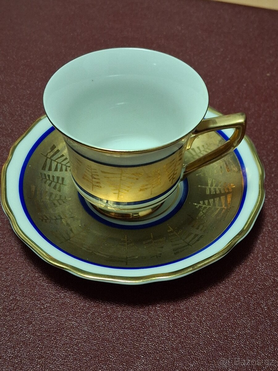 Porcelánová kávová / čajová sada Loučky, 60. léta - 3