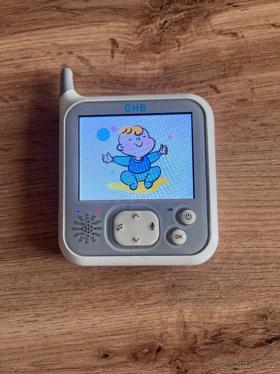 GHB Baby Monitor 3,2 palcový LCD displej Automatické noční v - 3