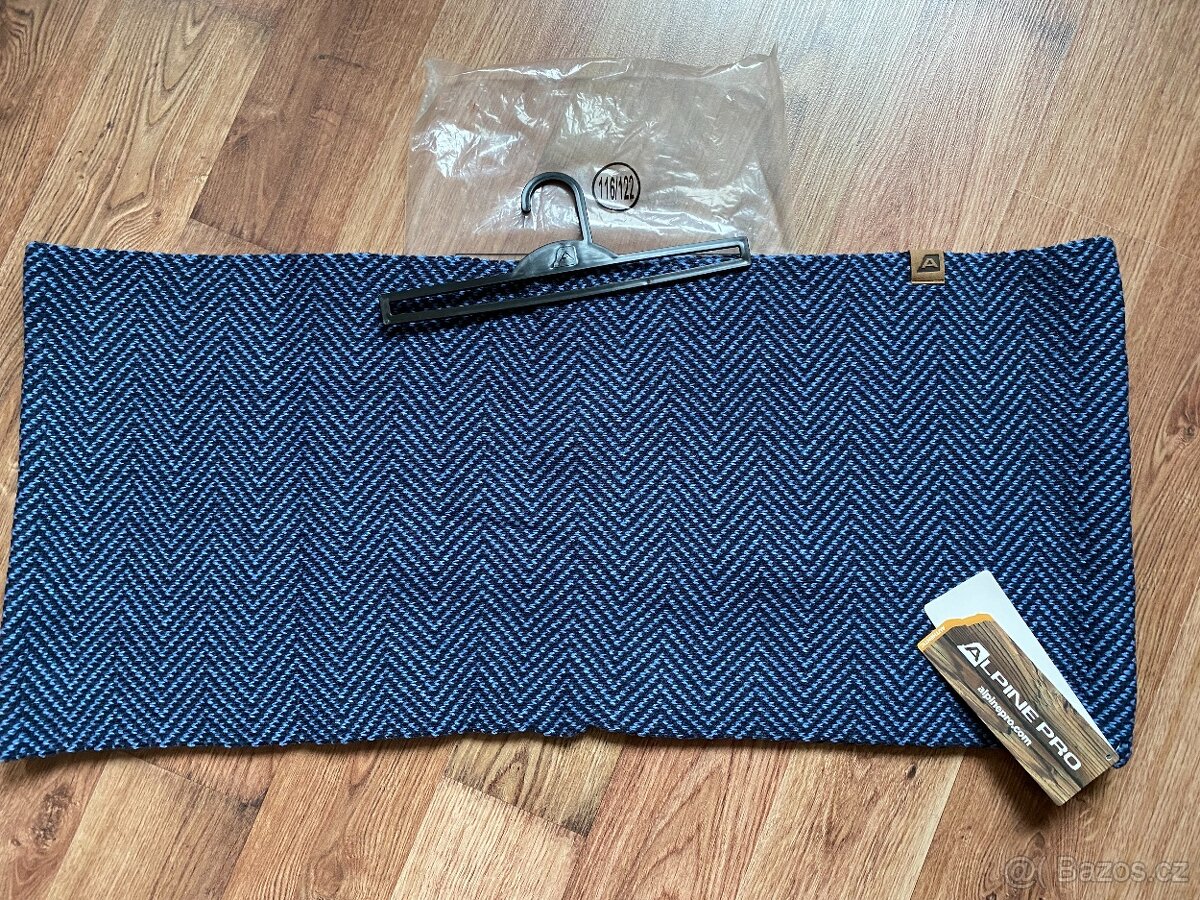 Nová unisex kruhová šála Alpine Pro - modro-černá - 3