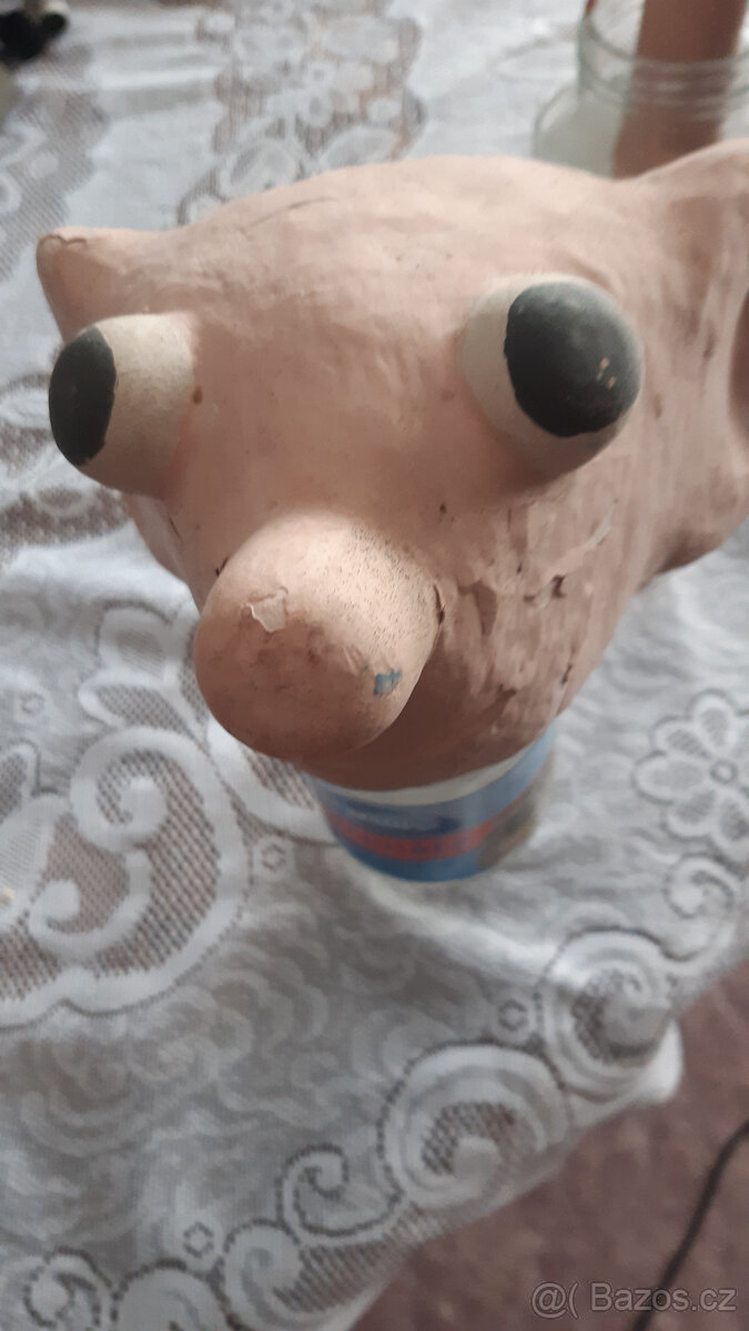 dřevěná hlava Hurvínka a Spejbla - 3