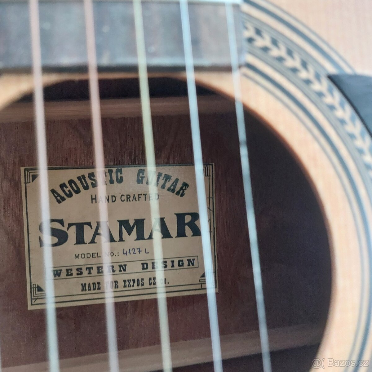 Stará americká cantri kytara. - 3