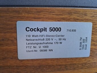 Cockpit 5000 s gramofonem Dual 1254 - 3