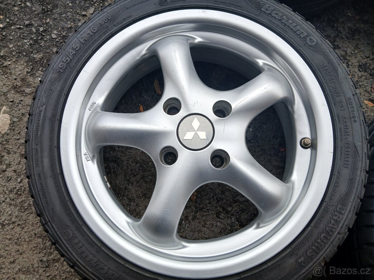 Sada ALU kol Intra 195/45R16 letní - 3