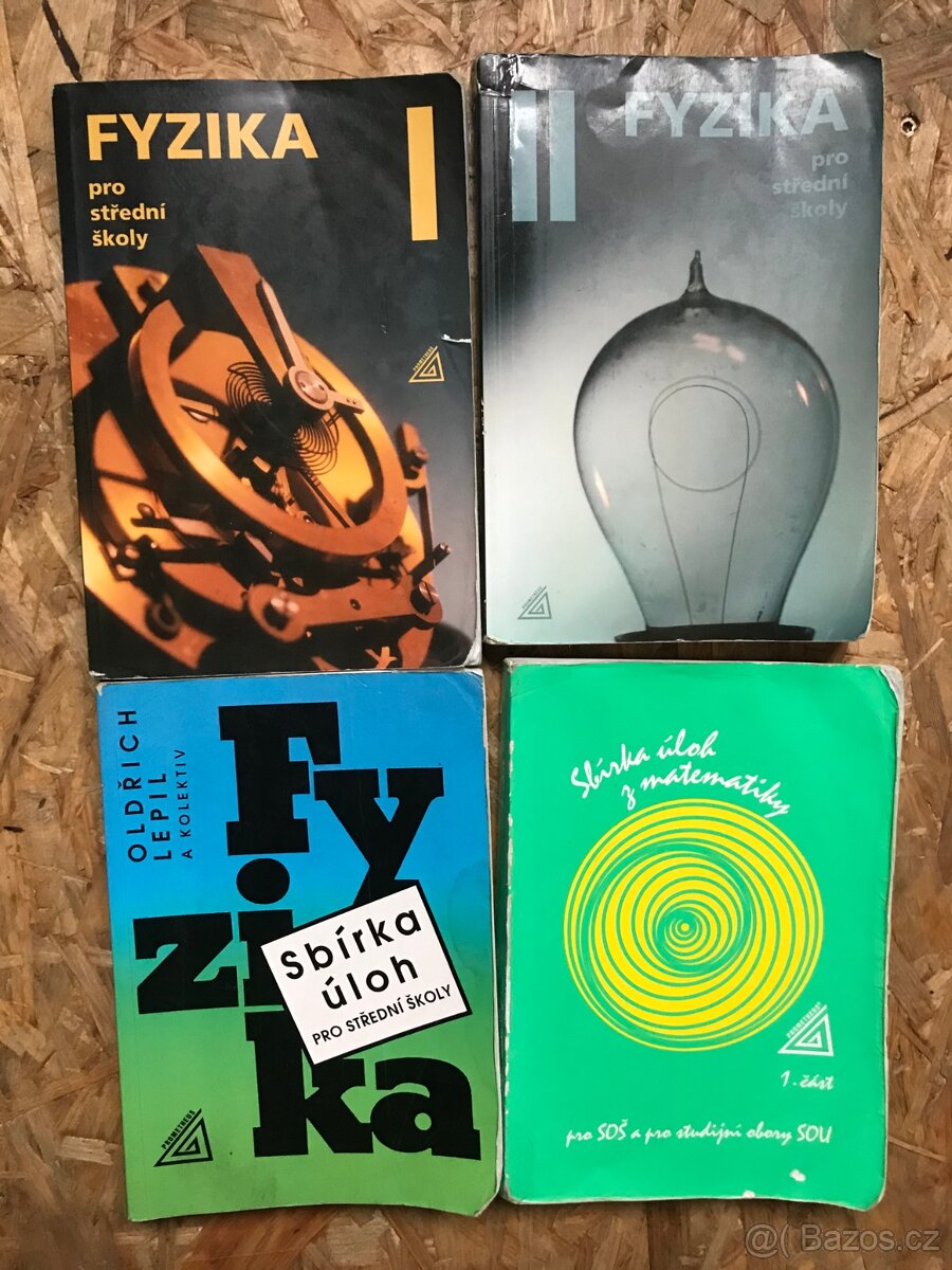 Učebnice - AJ, ČJ, Fy, Elektro - 3