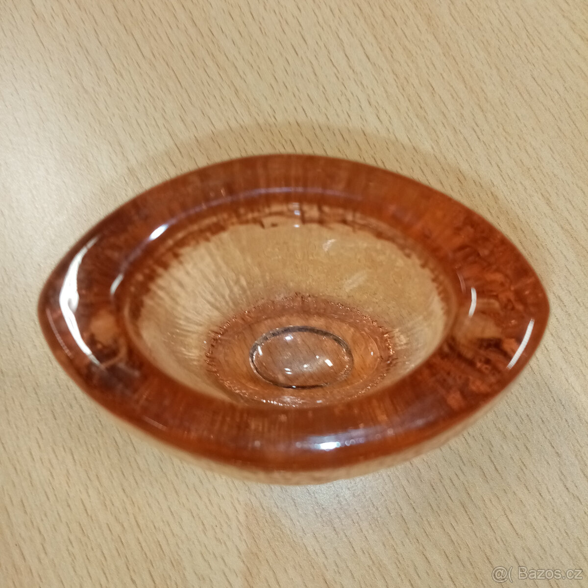 Prodám staré české sklo vázičku Vízner - 3